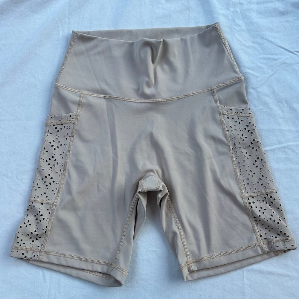 Aerie Lazer Cut High Waisted Bike Shorts - Size M